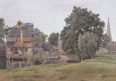 William fraser garden A Mill near St Ives (mk46) oil painting image